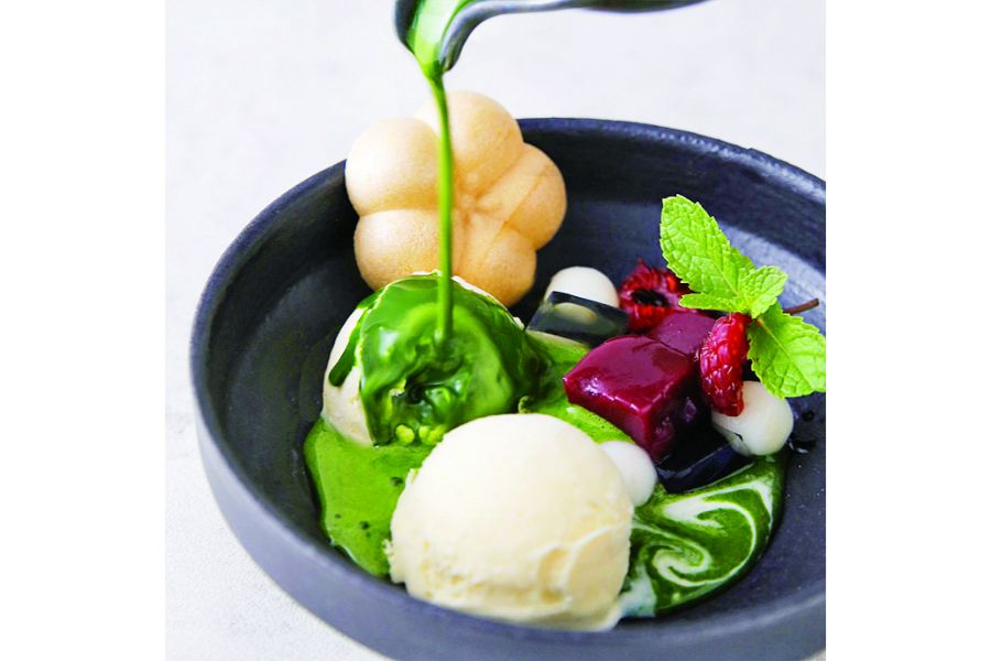 凸凹抹茶アフォガード