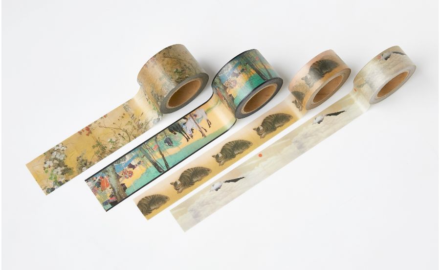 日本がが描かれたマスキングテープ