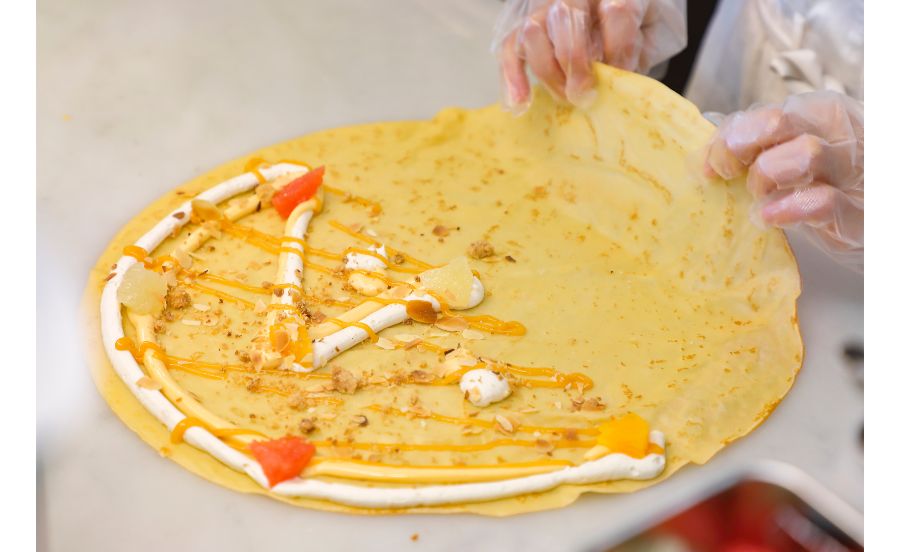 柑橘類を使用したクレープ（販売終了）