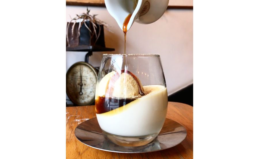 黒蜜きな粉プリン