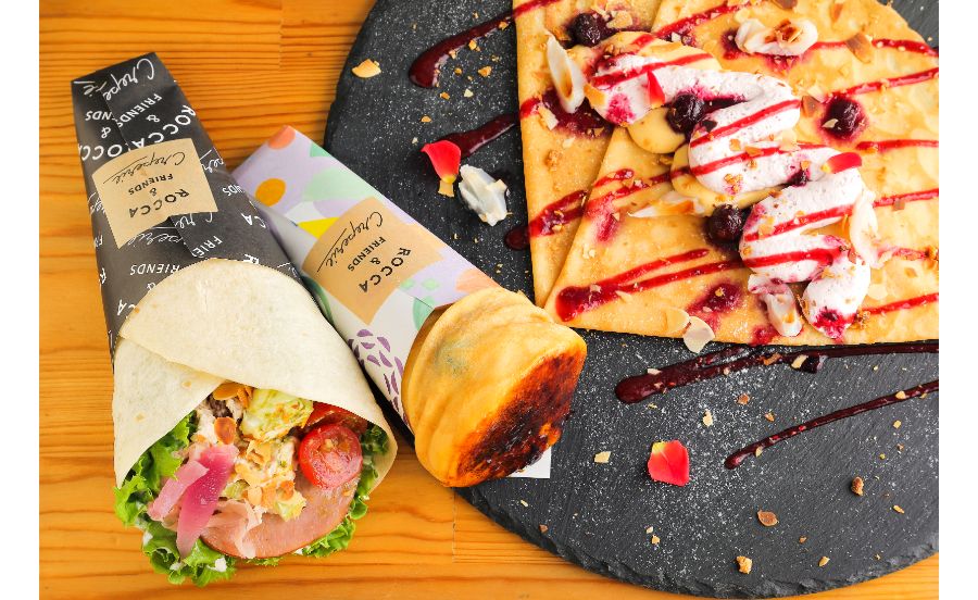 【高槻のクレープ】カフェ好き必見！大阪発のおしゃれスイーツ　ロッカ＆フレンズクレープリー