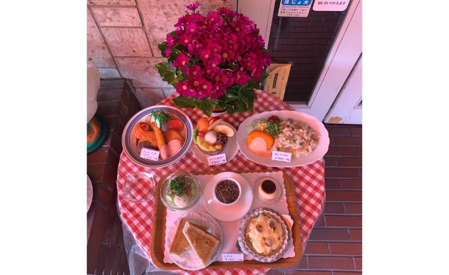 メニューのディスプレイ