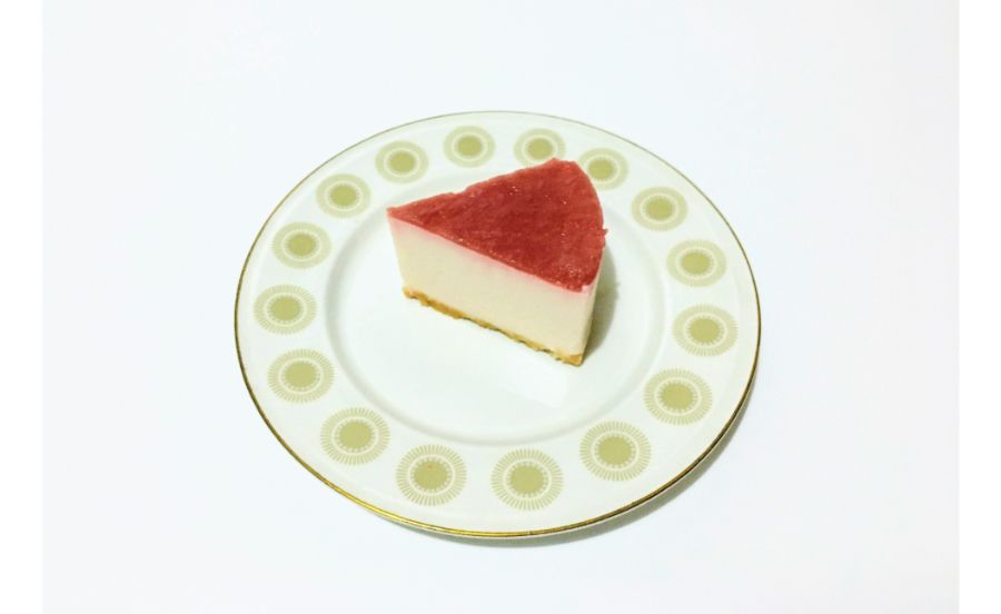 チーズケーキのカット