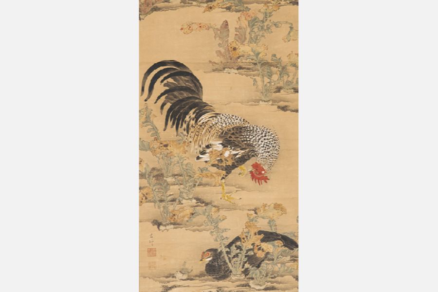 福田美術館で若冲の初公開作品を多数公開、7月26日まで