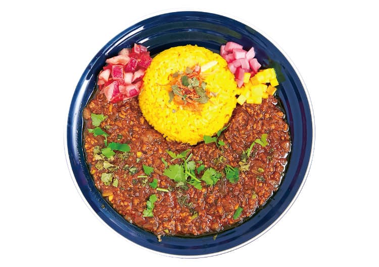 ターメリックライスとカレー