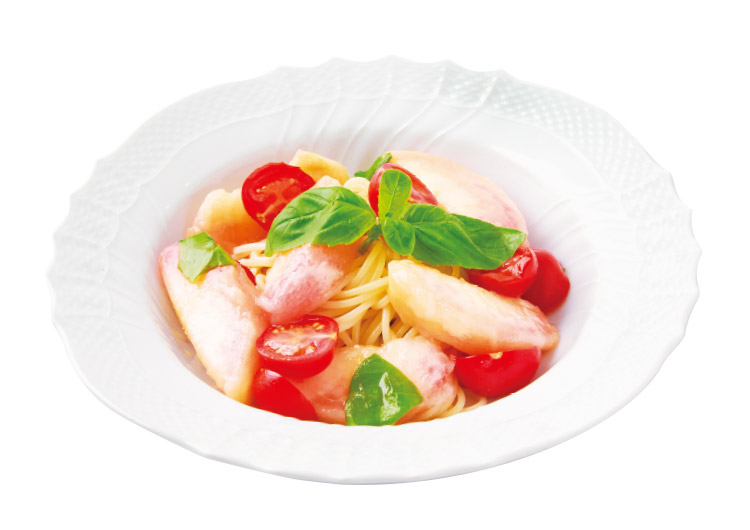【簡単プロのレシピ】京都のイタリアンが教える　桃の冷製スパゲッティーニ　イタリア食堂910