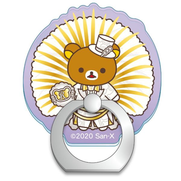 羽根＆シャンシャンで華やかなスマホリング