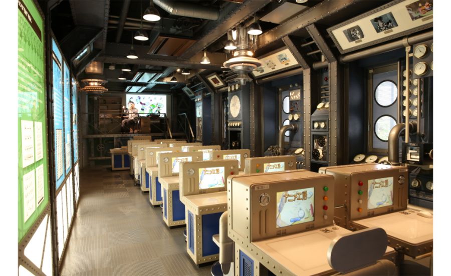 アニメーションつくりを体験できるアニメ工房