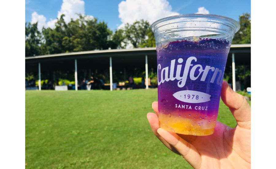 色合いの美しいドリンク