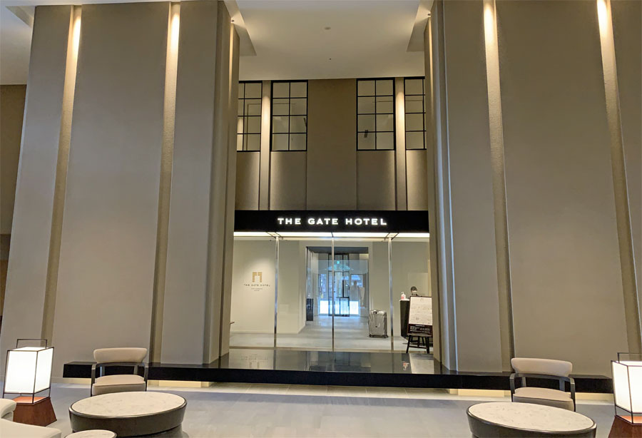 ゲートホテルの玄関口