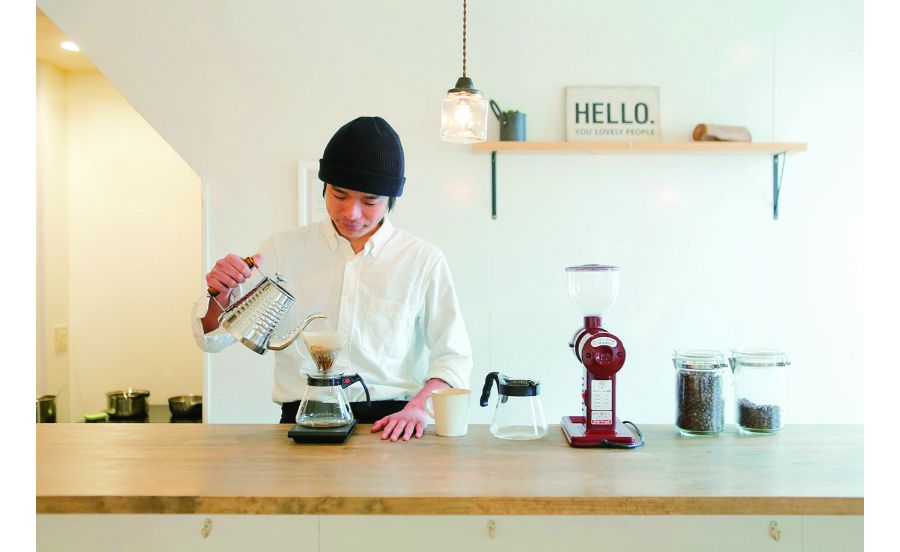 注文後に1杯ずつ丁寧に淹れてくれる