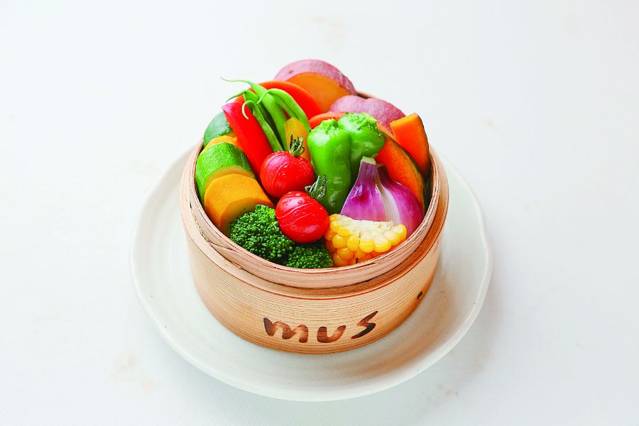 彩りキレイな旬野菜のセイロ蒸し
