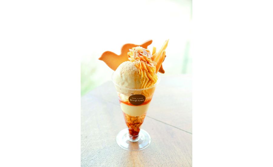 安納芋ときなこのスイートポテトパフェ