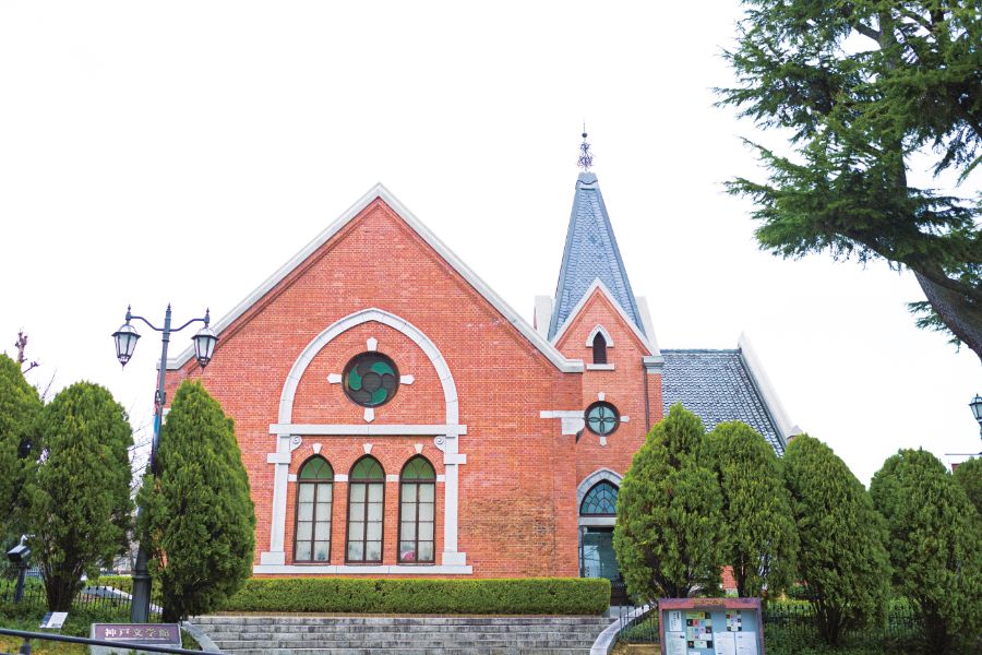 赤レンガの外観