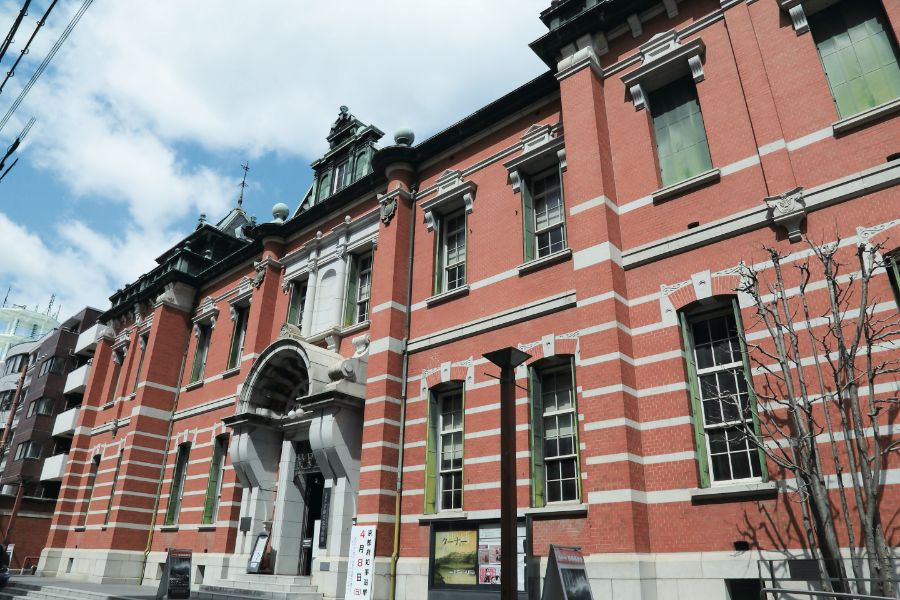 赤レンガの外観