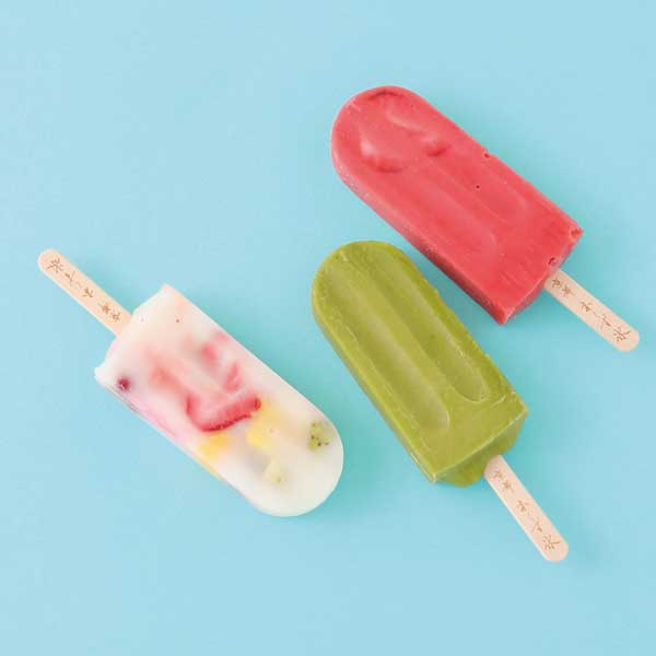 カラフルなアイスキャンデー