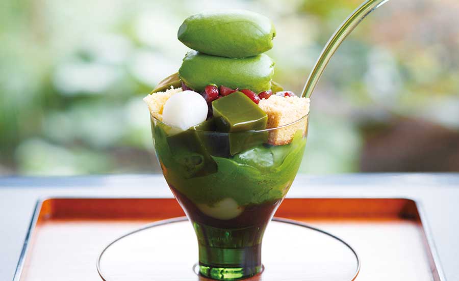 たっぷり盛られたパフェ