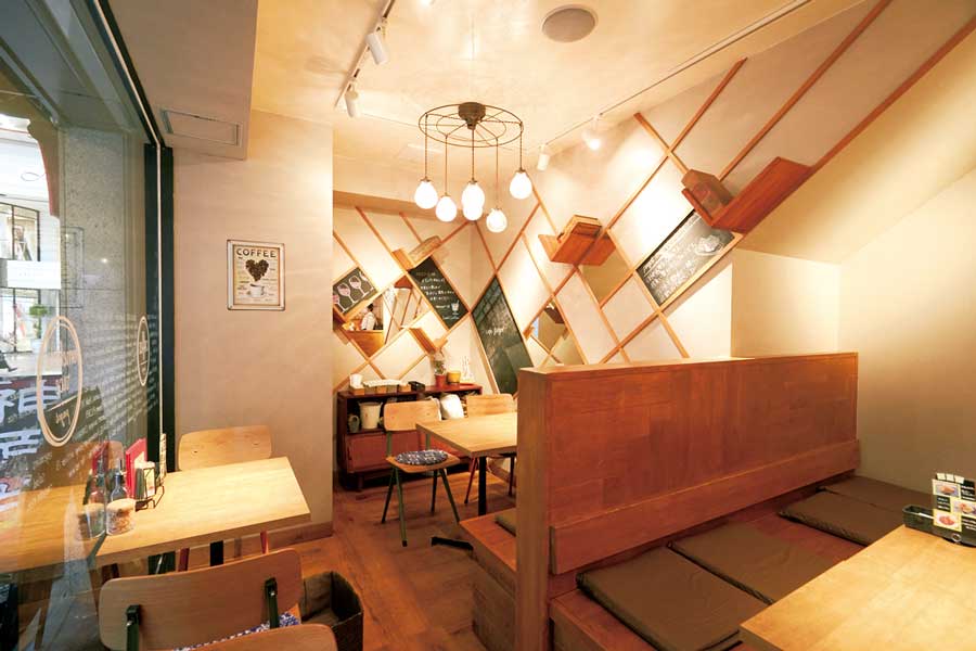 おしゃれな店内の様子