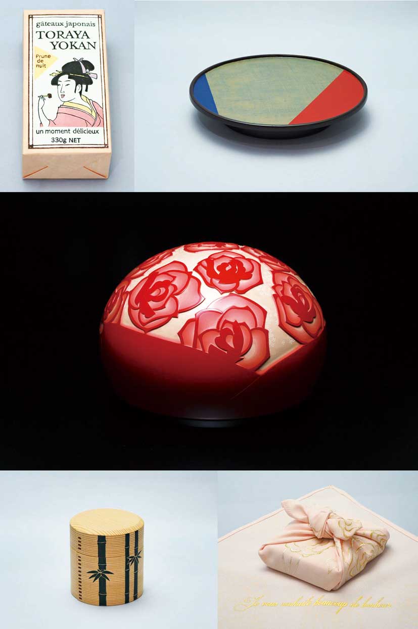 和菓子のとらや、京都の店舗併設ギャラリーでパリをテーマに特別展を開催中