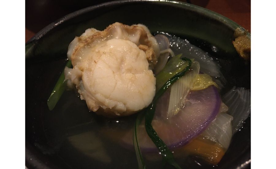 火が入ってもこの大きさのホタテ！甘くてジューシー