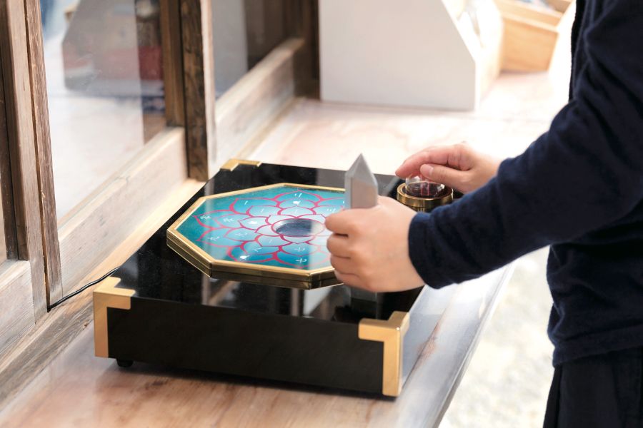 電気式のおみくじ