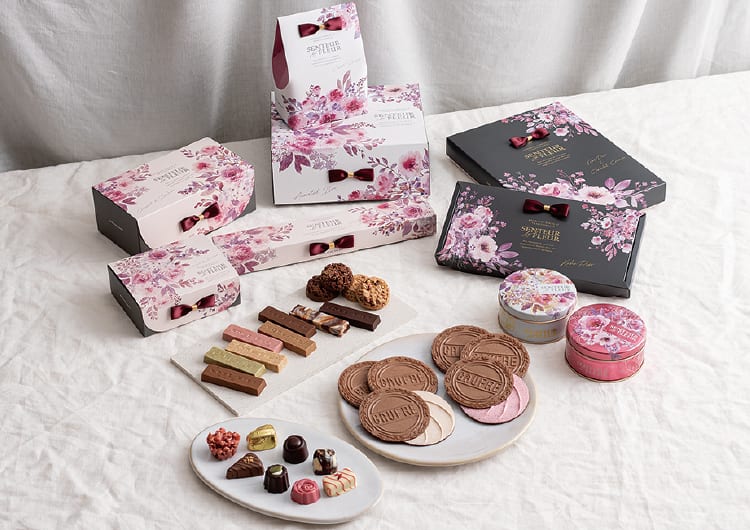 ゴーフルの神戸凮月堂から、華やかでクラシカルなバレンタイン商品が登場