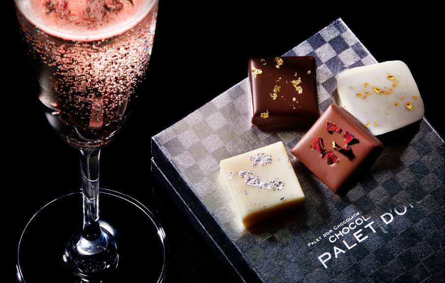 シャンパンとチョコレート