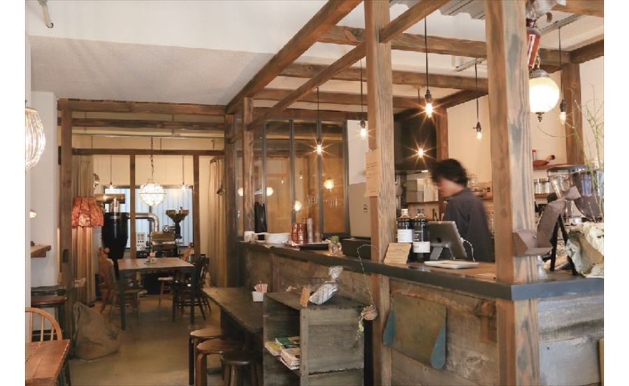 シズクコーヒーロースターの内観