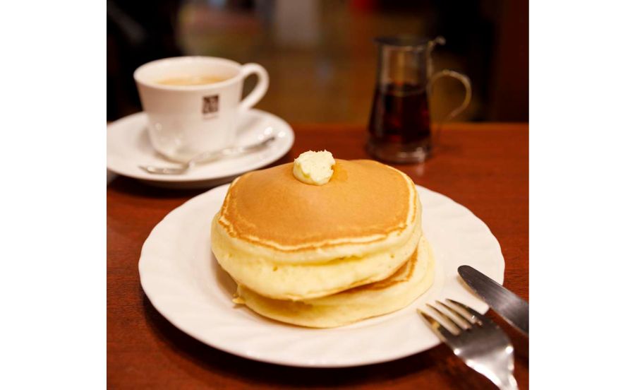 珈琲専門店サンシャインのホットケーキ