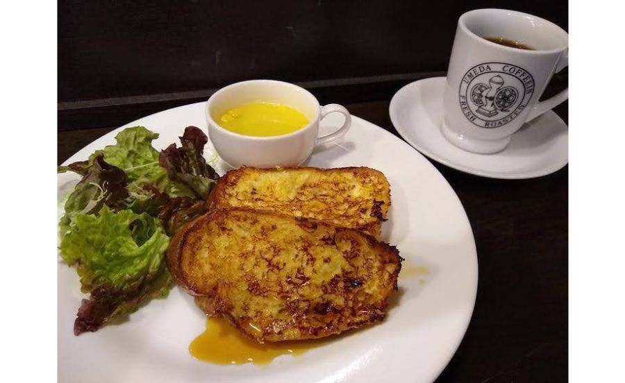 梅田コーヒー院のフレンチトースト