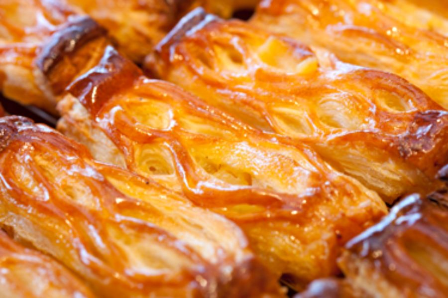 焼き立てのアップルパイ