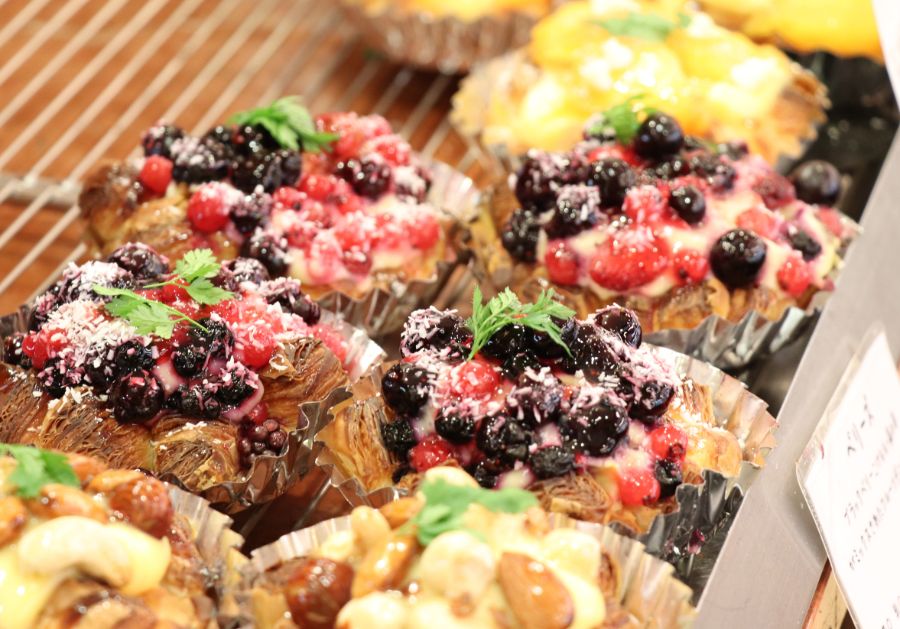 ベリーがのったデニッシュ