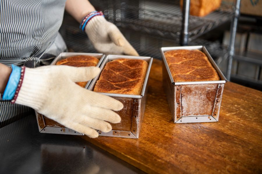 焼きあがったデニッシュ