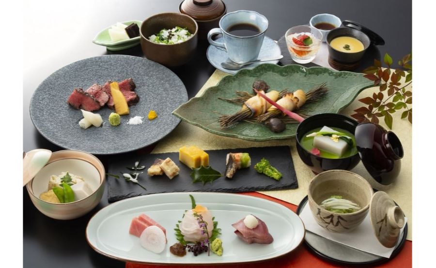 明月記のランチメニュー「懐石　有心」