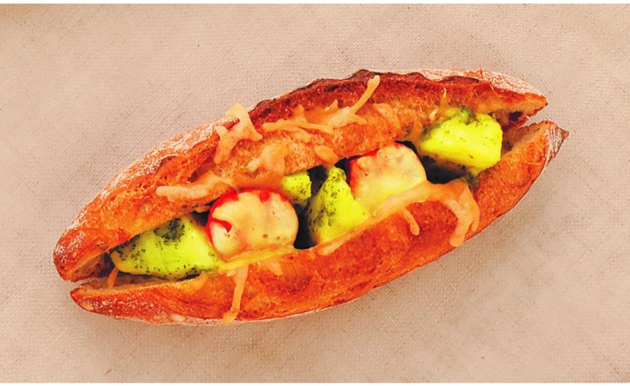 yotsu パン製作所のバジルじゃがフランス