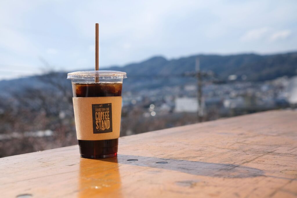 スクエアファニチャーコーヒースタンドではカワカミコーヒーロースターのコーヒーを使用