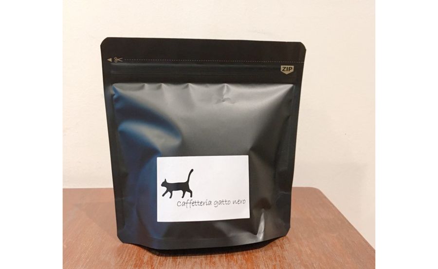 caffetteria gatto neroで自家焙煎したコーヒー豆