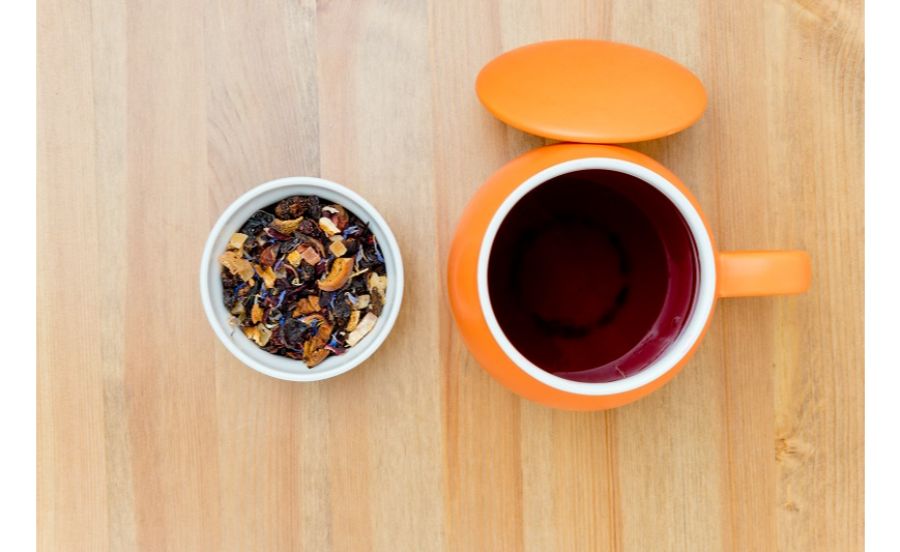 caffetteria gatto neroのハーブティー