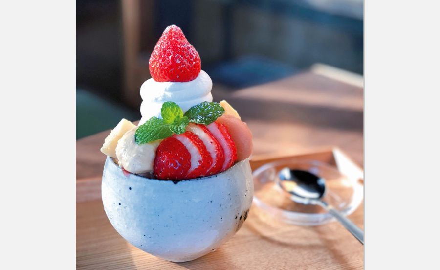 吹上の森  六甲店の「いちごのパフェ」