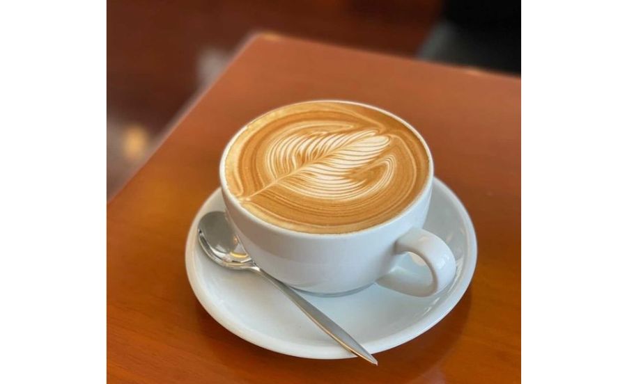 名次珈琲店のカフェラテ