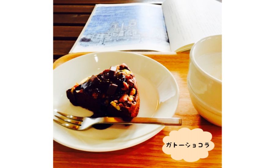 高波カフェのガトーショコラ