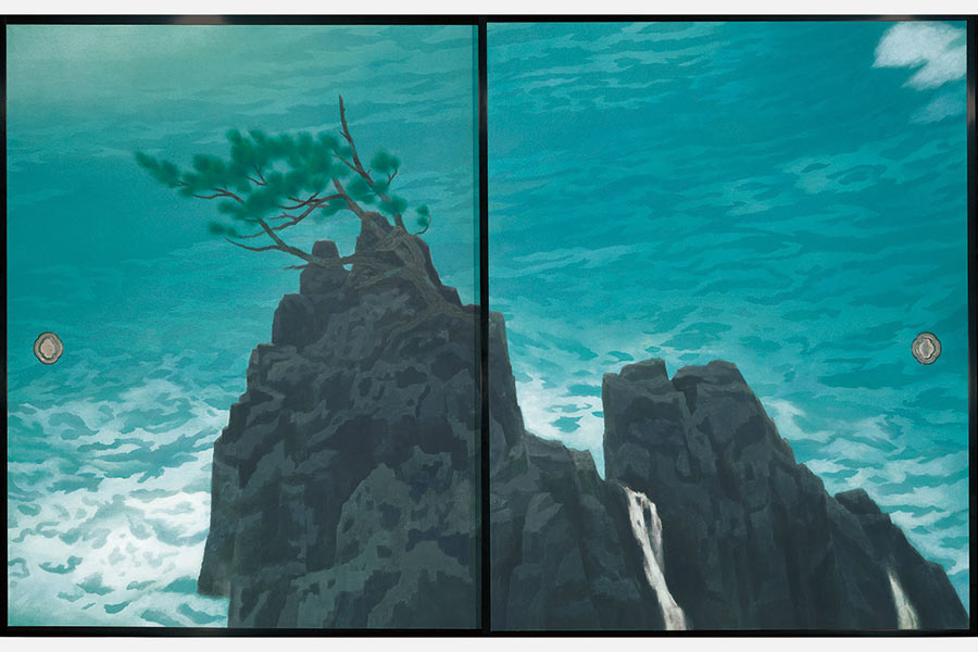 東山魁夷（ひがしやまかいい）の特別展を開催中の神戸市立博物館が、5月12日より再開