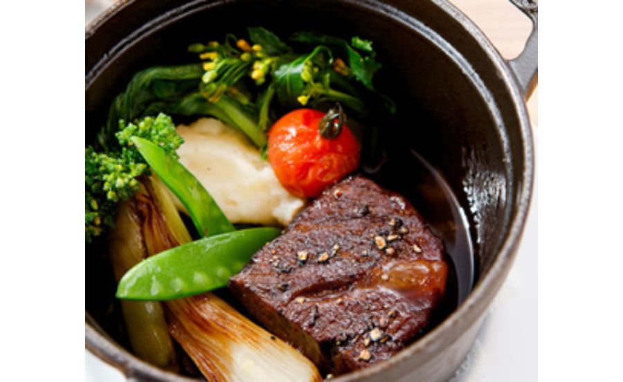 野菜ビストロレギュームの季節野菜のグリルバーグ風