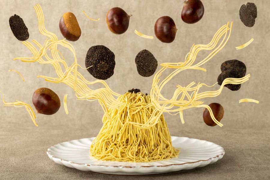 トリュフと和栗を合わせたモンブランのイメージ