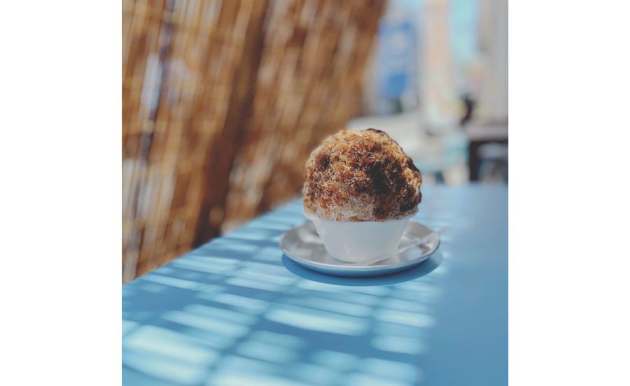 野口商店のコーラかき氷