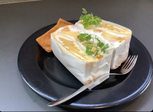 アエレコーヒーロースターのフルーツサンド