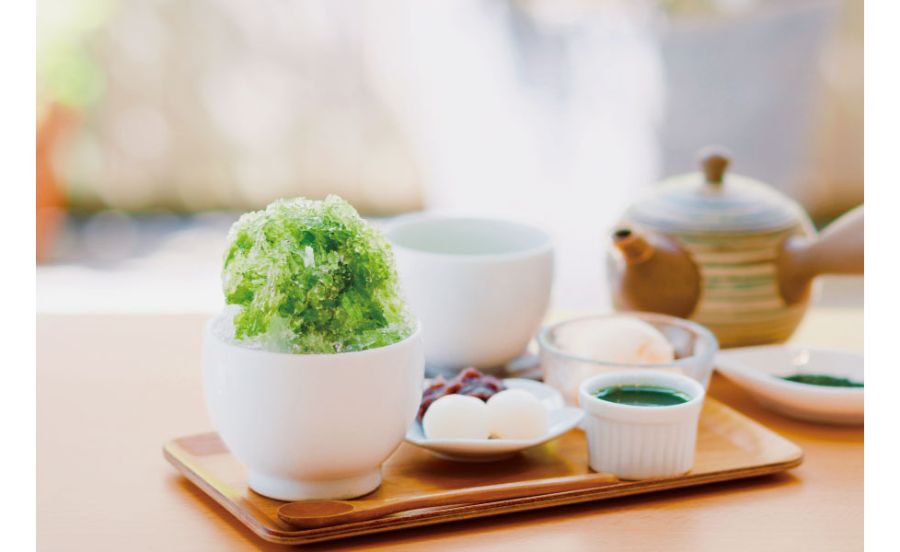 茶ら咲「ちいさなかき氷 全部のせセット」
