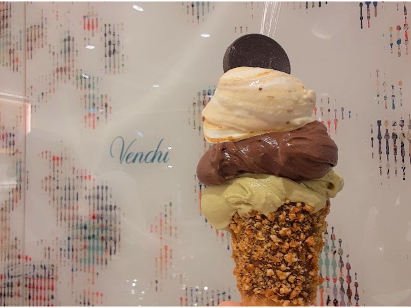 見ているだけおいしそうなヴェンキのジェラート