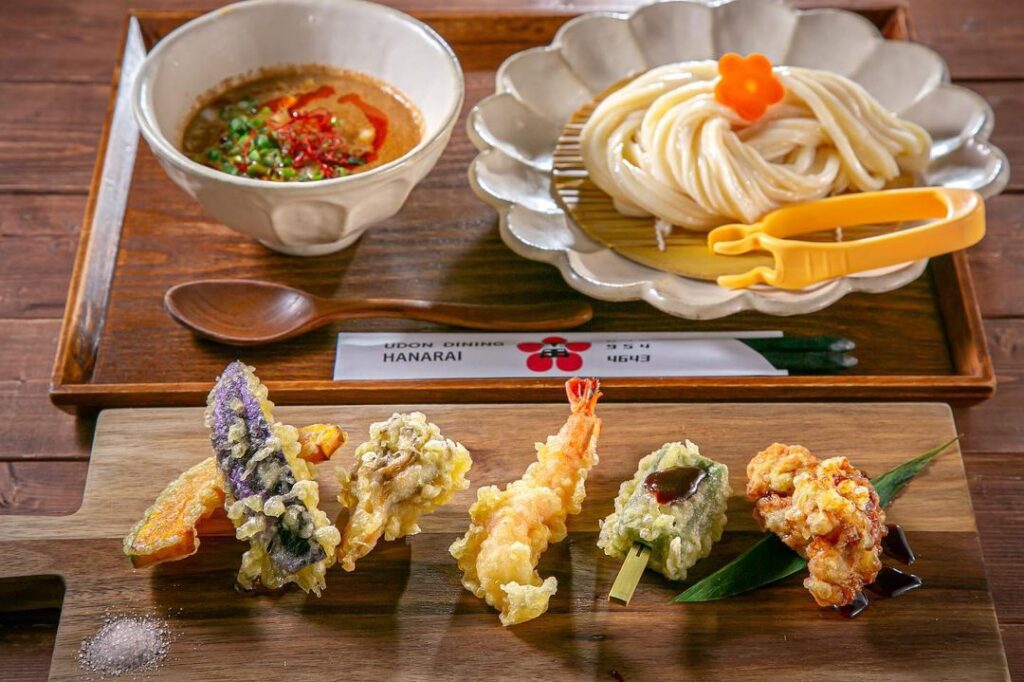 はならいの天ぷらうどん