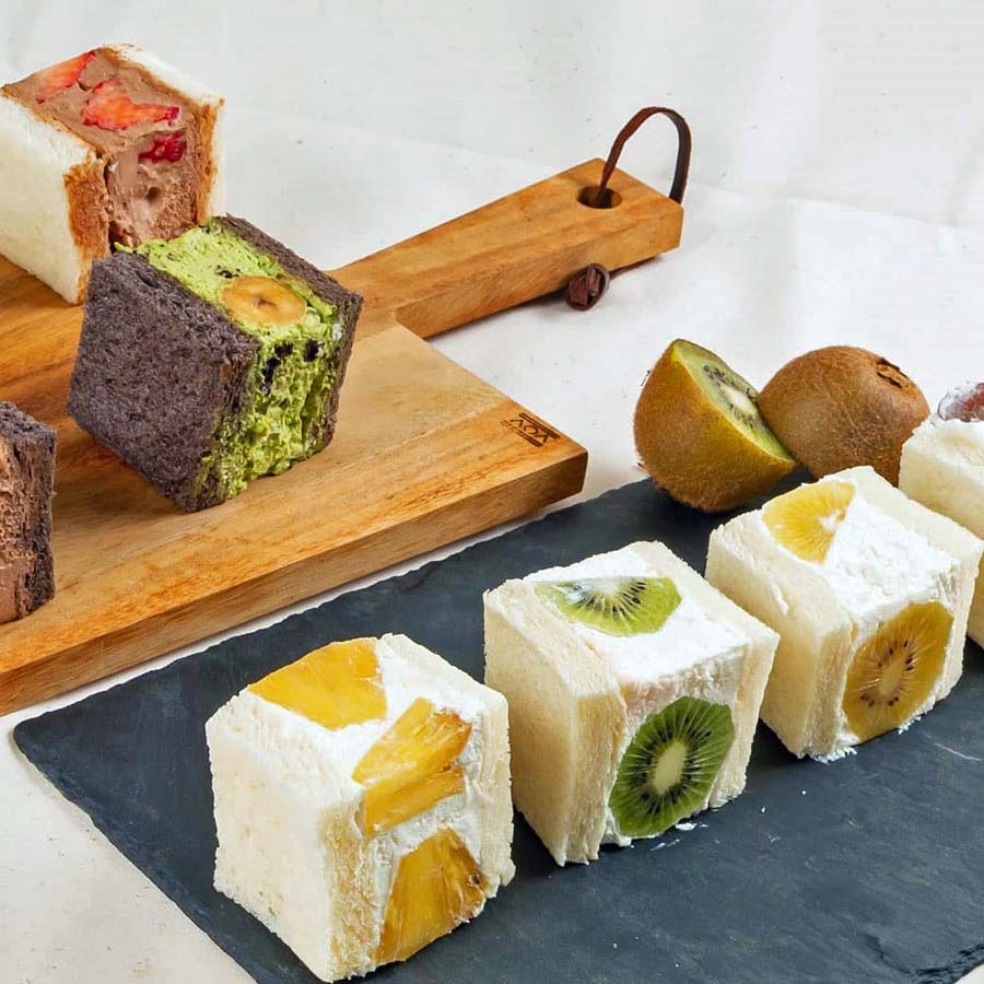 ももの樹のキューブ型サンド